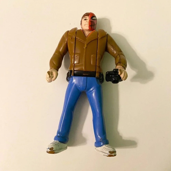 Vintage 1995 Spiderman Peter Parker Flip Head Hero Marvel  Action Figure - Picture 9 of 10